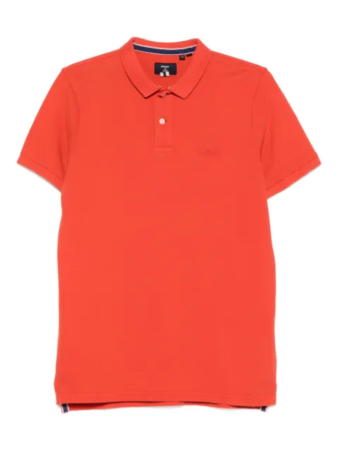 Superdry cotton polo shirt Red M1110345A