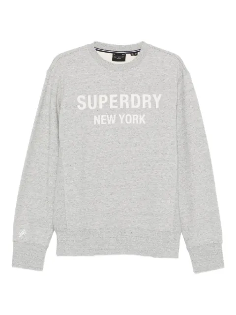 Superdry logo-lettering sweatshirt Grey M2013479A