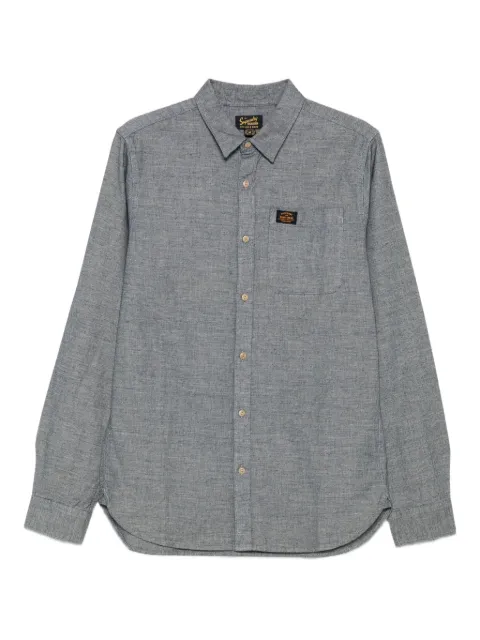 Superdry chest-pocket shirt Blue M4010731A