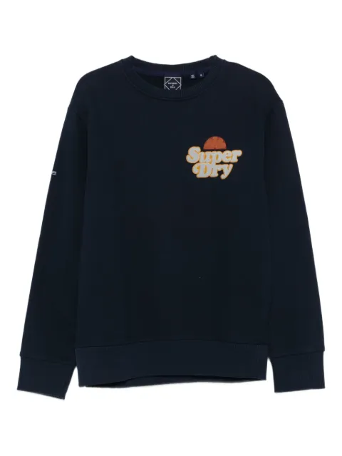 Superdry logo-print sweatshirt Blue M2012120A49P