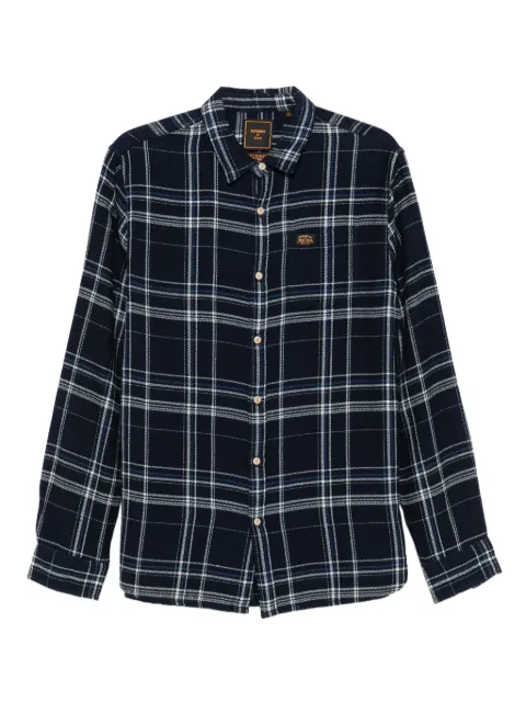 Superdry checked shirt Blue M4010554A7WO