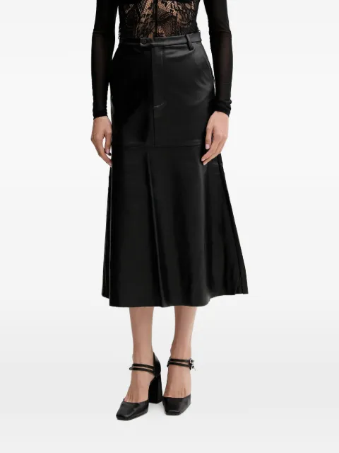 Bardot A-line midi skirt Black 60032SB