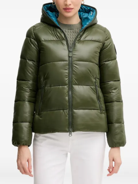 Save The Duck Lois hooded puffer jacket Green D38090WLOVE21