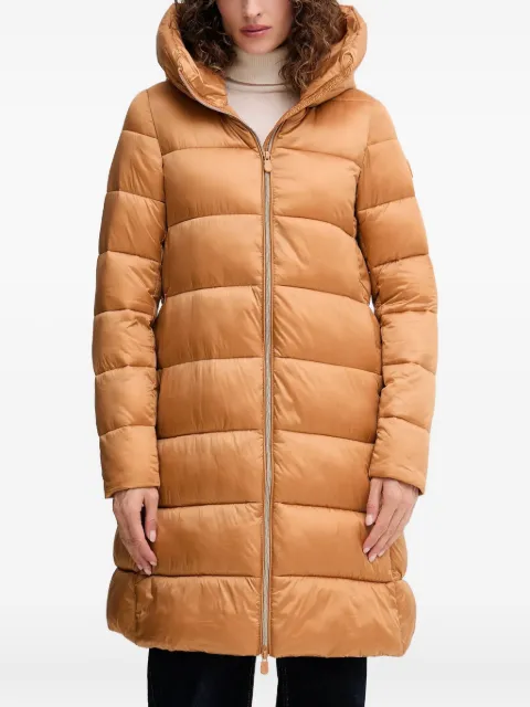 Save The Duck Lysa hooded padded coat Brown D40279WIRIS21