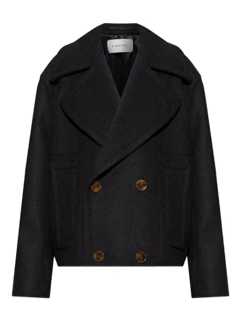 Lanvin double-breasted button jacket Grey RMCO00096120H25