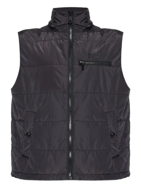Versace Jeans Couture zip-up quilted gilet Black 79GAPD21CQ22D