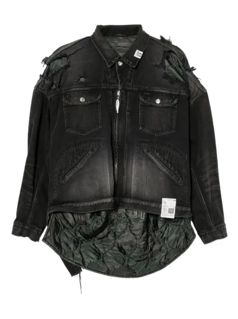 Maison MIHARA YASUHIRO distressed denim jacket Black J15BL121