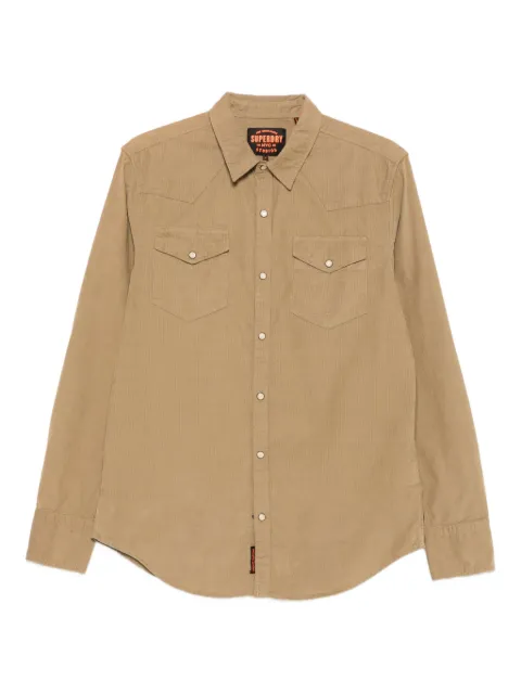 Superdry long sleeve shirt Neutrals M4010761A