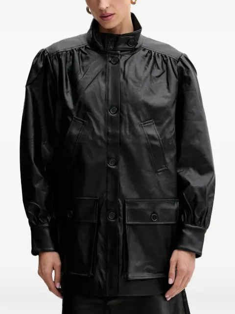 Bardot Clements faux-leather jacket Black 60034JB