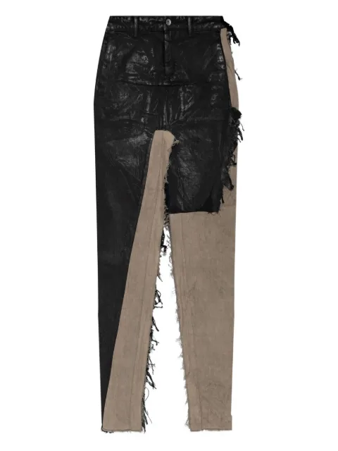 Rick Owens Concordians panelled maxi skirt Black RO02E4393BMC921