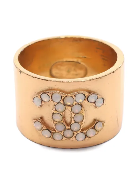 CHANEL Pre-Owned 1986-1988 coco mark ring Gold 1010033