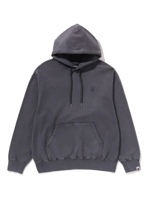 A BATHING APE® logo-patch hoodie Grey 001PPL801303M