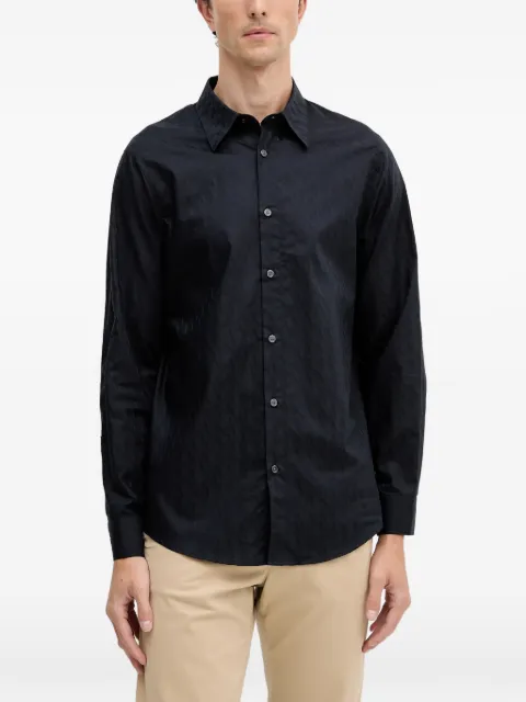 Armani Exchange patterned button shirt Blue XM001587AF16631