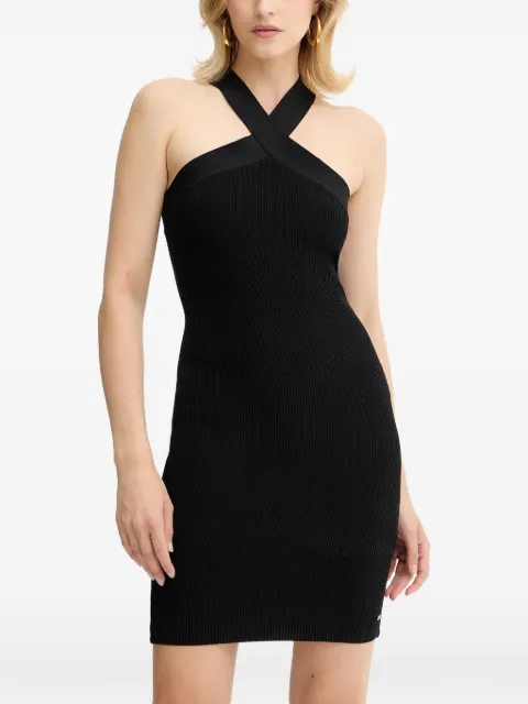 Armani Exchange halterneck mini dress Black XW001312AF10352