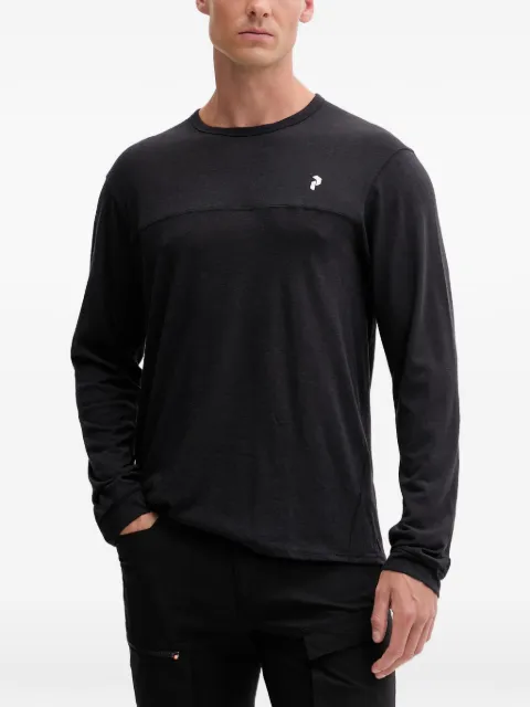 Peak Performance logo round-neck sweater Black G79813