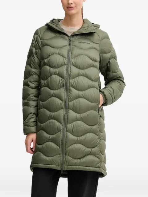Peak Performance Helium hooded quilted parka Green G79849