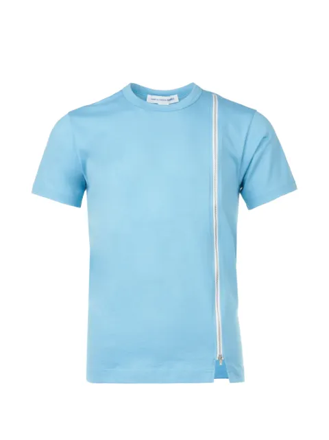 Comme Des Garçons Shirt zip-embellishment T-shirt Blue FPT013W25