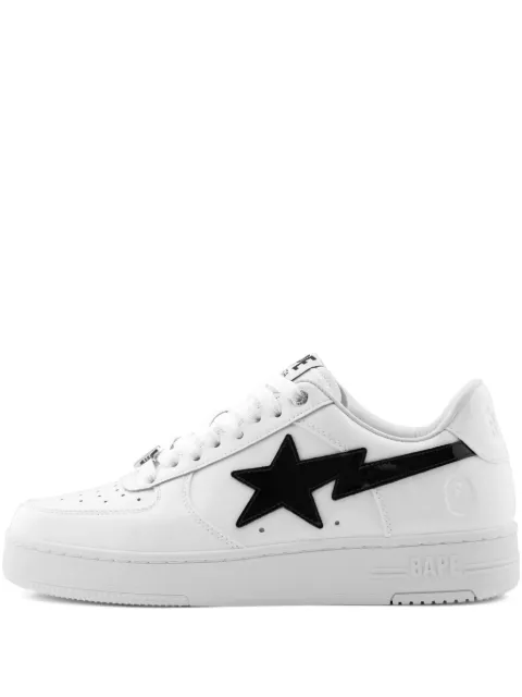 A BATHING APE® logo-patch sneakers White 001FWL801301M