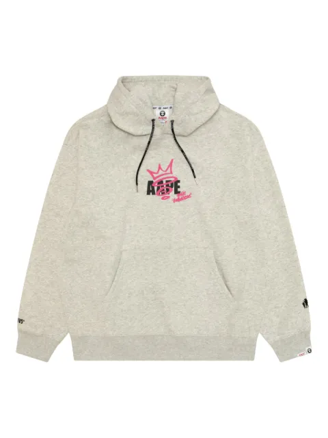 AAPE BY *A BATHING APE® logo-print hoodie Neutrals ASWD313XAP