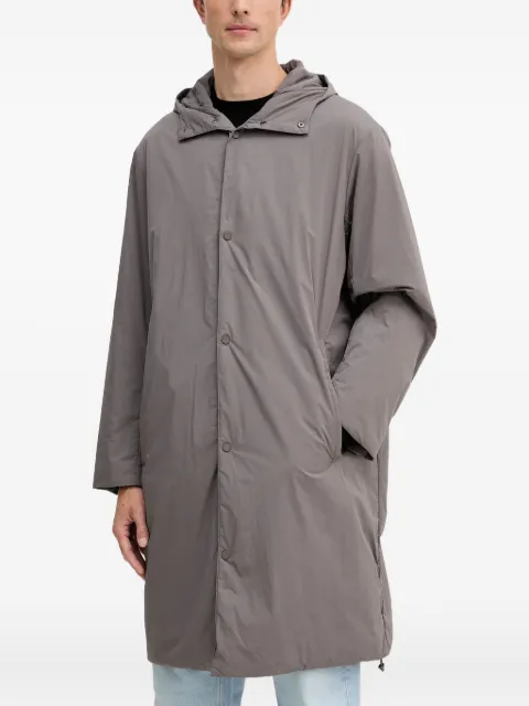 Armani Exchange hooded-buttoned coat Grey XM001117AF16341