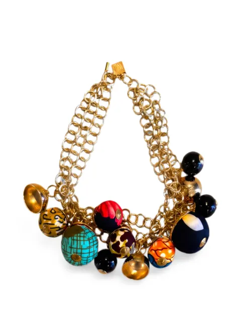 Stella Jean charm-embellished chain-link necklace Gold J5706STESTEMULTI