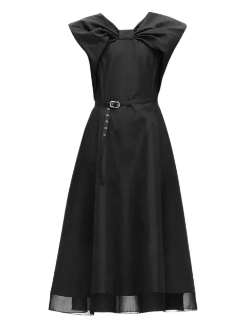 3.1 Phillip Lim bow-detail belted dress Black F25190991LCO