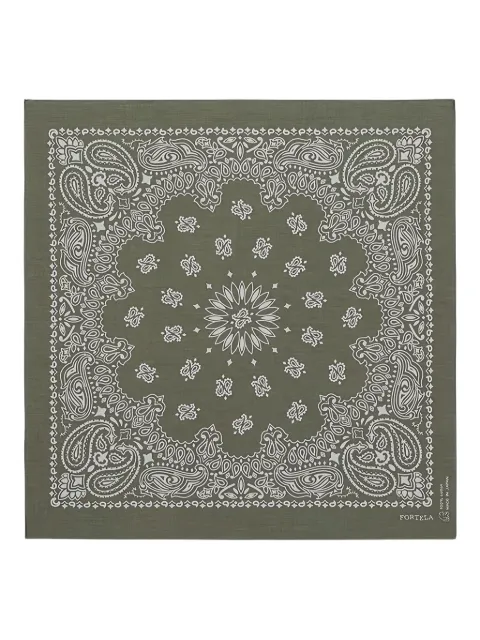 Fortela paisley bandana Green BANDANAPAISLGRE