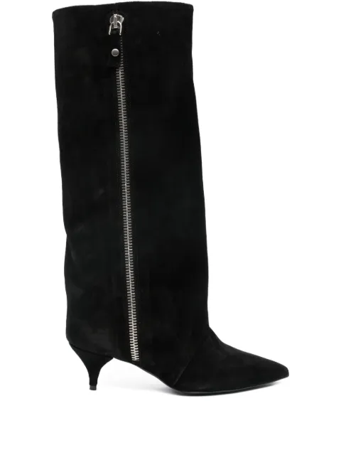 ALCHIMIA 60mm suede boots Black TAMALIAI2571