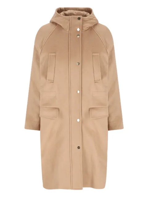 Max Mara quilted wool coat Brown 2526036012600