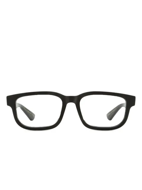 Gucci Eyewear rectangular-frame logo glasses Black 30014854001
