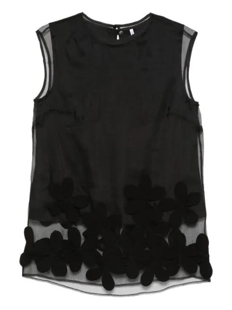 Liviana Conti floral top Black L5WP08