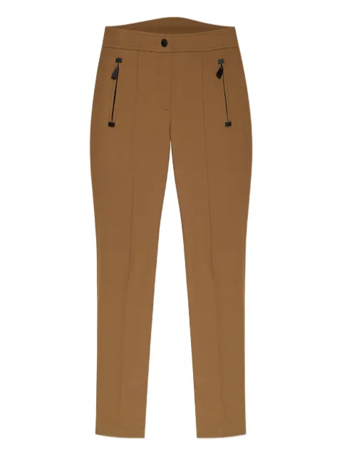 Moncler Grenoble zip-detail trousers Brown L20982A000055998T