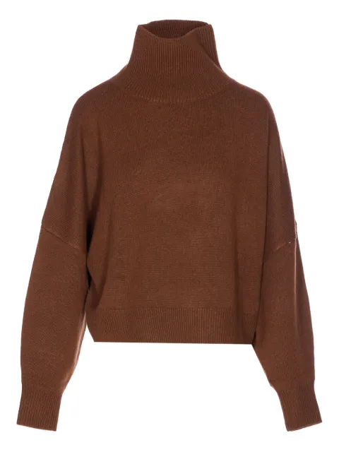 LouLou de Saison Luke turtleneck sweater Brown LUKEBROWN