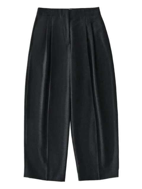 Studio Nicholson pleated Lira pants Grey LIRASNW1681