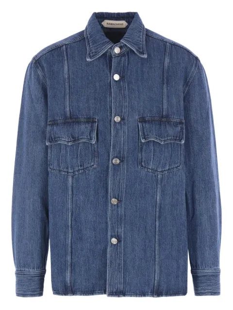 Namacheko Han long-sleeve denim shirt Blue NW25401N1350WA5300