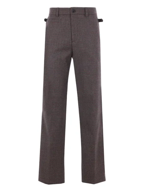 Namacheko Attila houndstooth-pattern trousers Grey NW25514N25404019