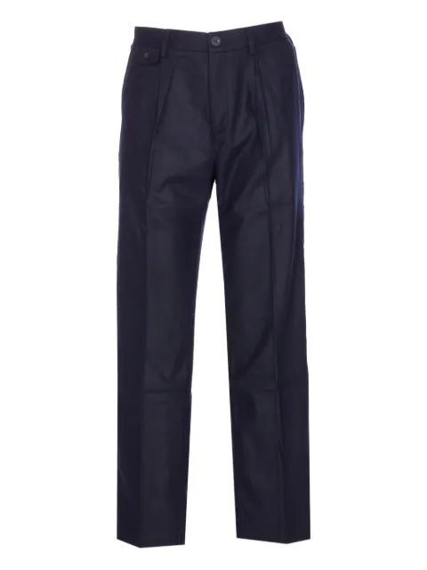 Edmmond Studios Jack front-pleat trousers Blue 5003590NAVY