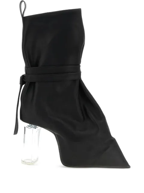 Rick Owens 120mm Taco Kiss boots Black RO02E4841LOO090