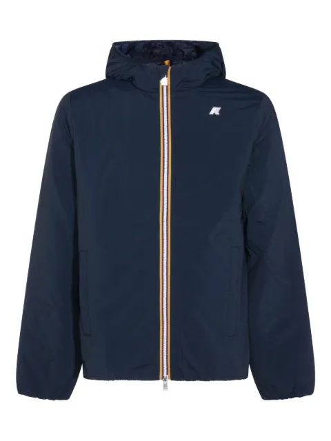 K-Way logo-detail hooded jacket Blue K2136DWK89