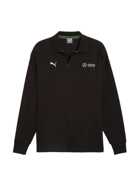 PUMA x Mercedes AMG Petronas F1 Team logo-embroidered polo shirt Black 62733901