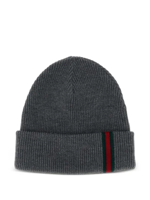 Gucci Web-stripe beanie 8341924G200