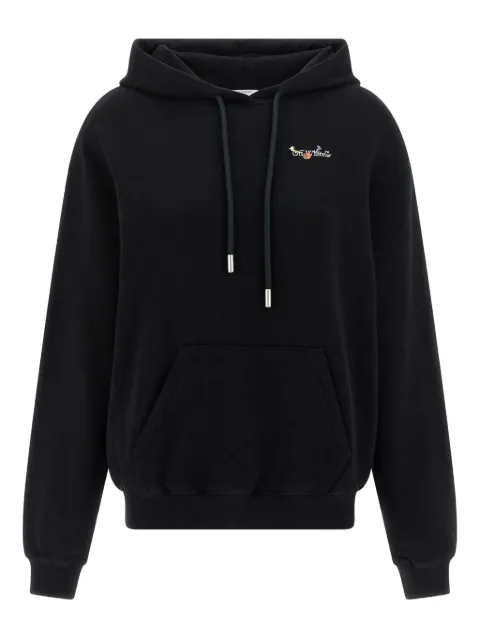 Off-White Glass Flower hoodie Black OWBB064F25FLE0011001
