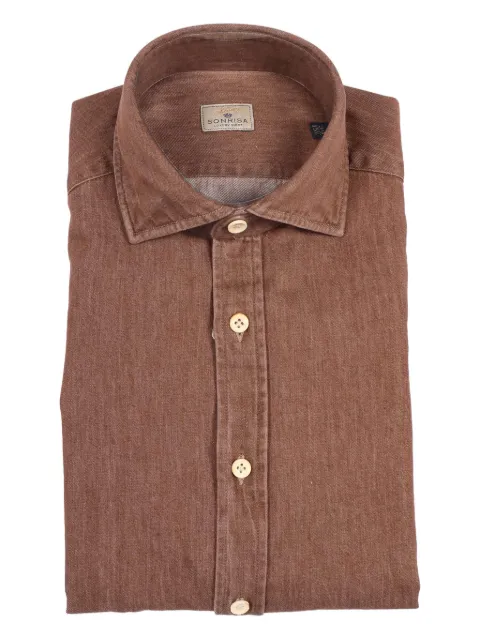 Sonrisa buttoned shirt Brown B438LW6152L5BT