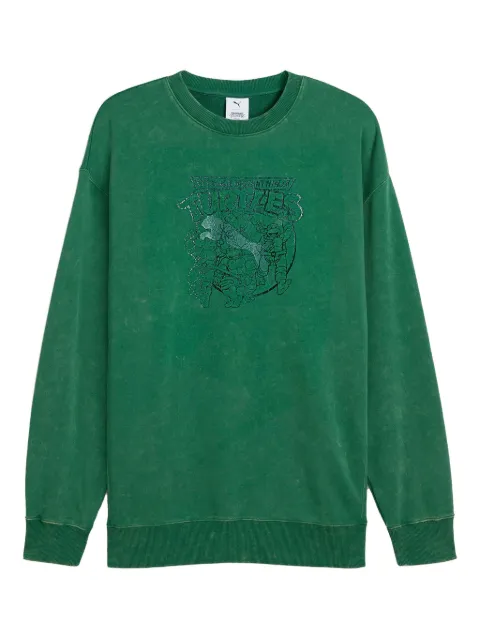 PUMA x TMNT crew-neck T-shirt Green 63010037