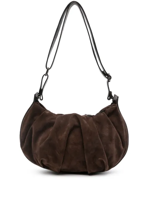 Reptile's House pleated shoulder bag Brown H844V38093