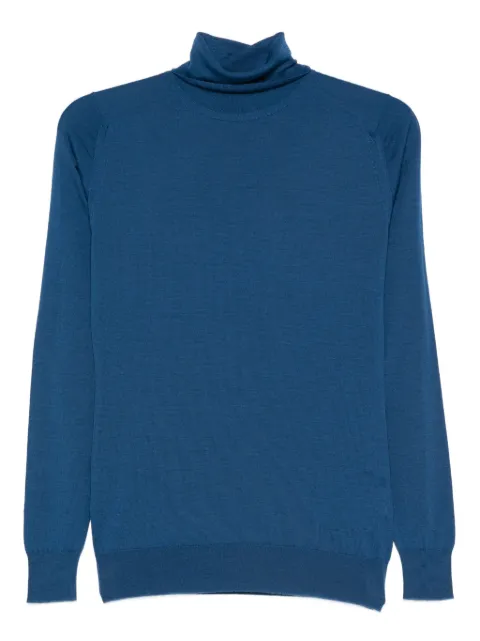 John Smedley Cherwell Merino wool sweater Blue CATKIN
