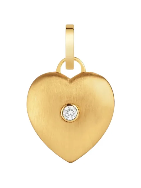 Marie Lichtenberg diamond heart-pendant necklace Gold ML01057