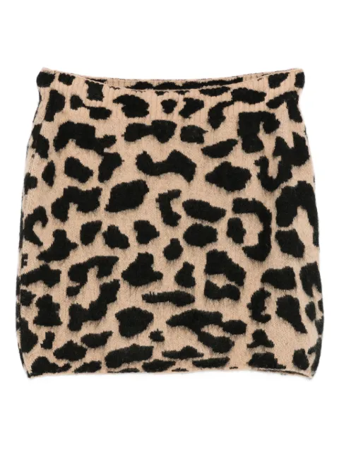 Akep patterned mini skirt Neutrals GOKD11007