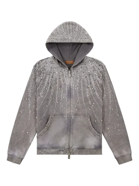 BIRTH OF ROYAL CHILD crystal-embellished hoodie Black BC25FWHA05BLK