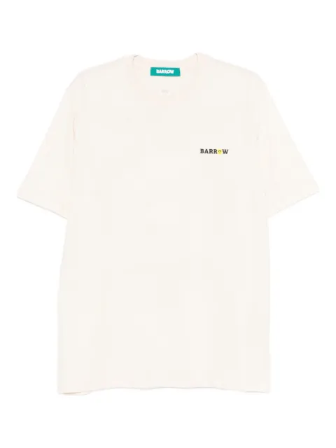 BARROW printed T-shirt Neutrals F5BWUATH127